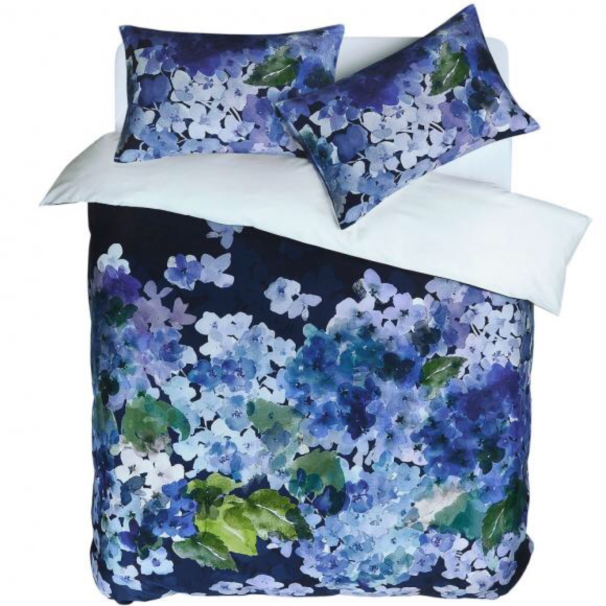 Wallace Cotton - Our new Blue Hydrangea Duvet Set is made from beautifully  soft cotton sateen for a wonderful nights sleep. Shop here
