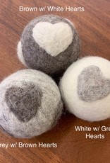 Fibres Of Life Wool Dryer Balls Heart