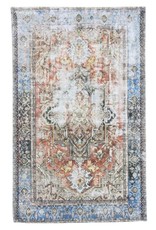 Rugs Viana Sparx Distressed Blue/Orange 2’6” x 7’6” PPL-37BO