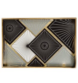 Tray T&T Savoy Gold Radiant Trim Rectangle SM