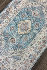 Rugs Viana Blue With Latex Backing 27” x  45” PPL-2745-21BLUE