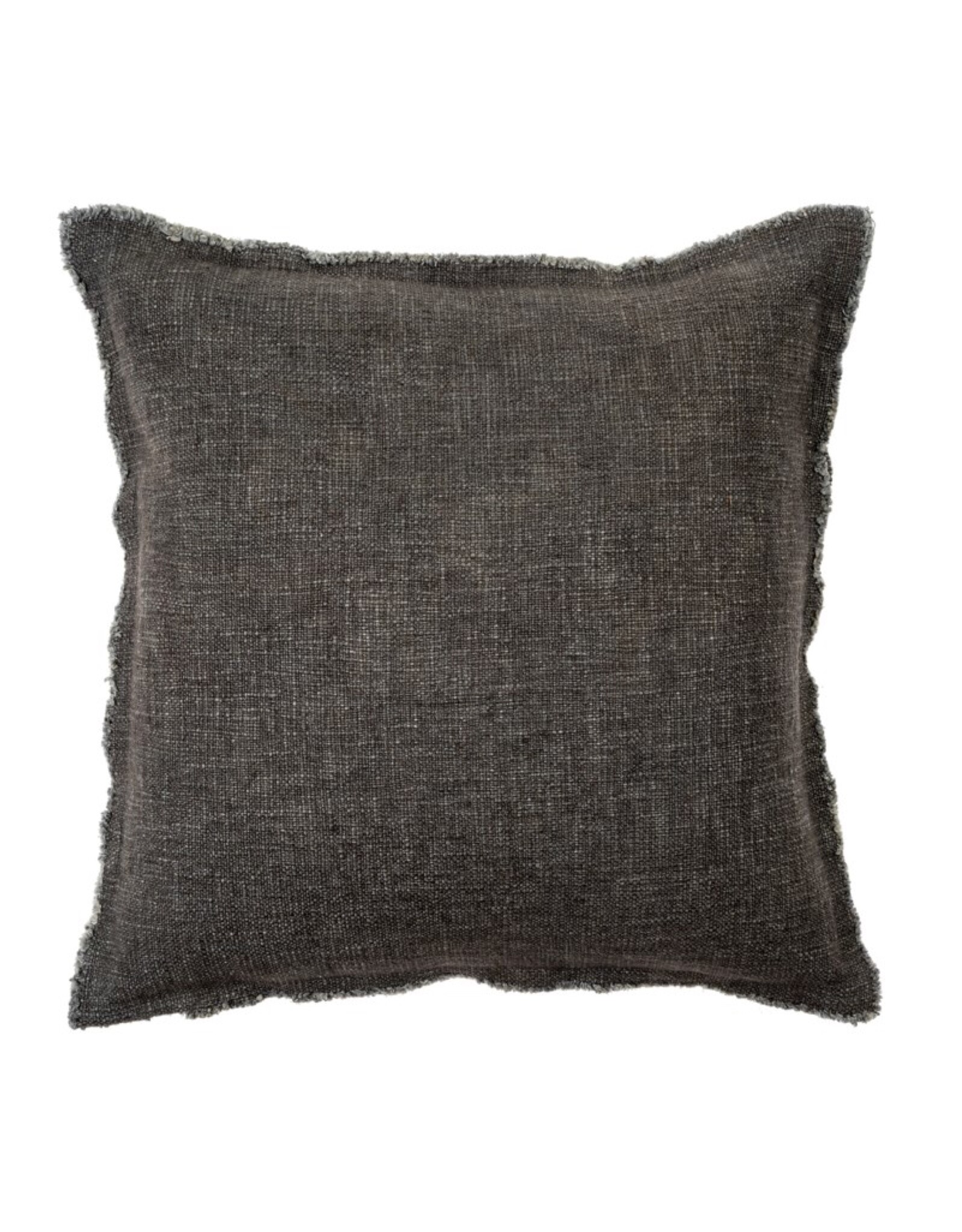 Indaba Cushions Indaba Selena Linen Dark Grey 20 x 20 1-3197-C