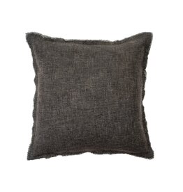 Indaba Cushions Indaba Selena Linen Dark Grey 20 x 20 1-3197-C