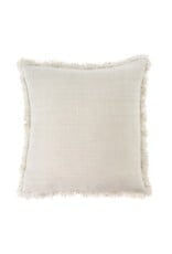 Indaba Cushions Indaba Frayed Edge Oatmeal 20 x 20 1-3859-C