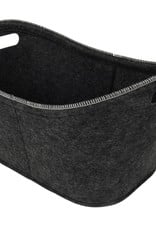 Cathay Basket Cathay Felt  Grey W / Handle15 x 10-2583