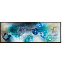 Streamline Art Water Roses I 20 x 60