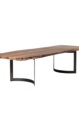 Moes Home Collection Moes Bent Dining Table Extra Small Smoked VE-1036-03