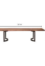 Moes Home Collection Moes Bent Dining Table Extra Small Smoked VE-1036-03