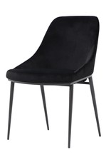 Moes Home Collection Moes Sedona Dining Chair Shadowed Black Velvet-M2 EJ-1034-02