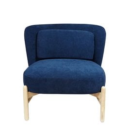 Moes Home Collection Moes Sigge Accent Chair Ocean Depths Navy JW-1003-46