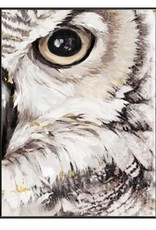 Streamline Art Short Ear Owl 2 24 x 36