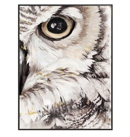 Streamline Art Short Ear Owl 2 24 x 36