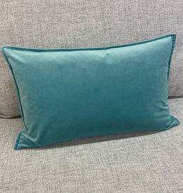 Daniadown Cushions Daniadown Dutch Velvet Jade Deco 14 x22