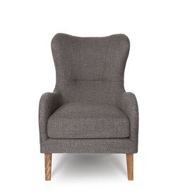 Style In Form SIF Eli Wing Back Chair Smoke Taupe ELI-003