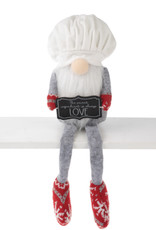 Xmas Ganz Gnome Chef Shelf Sitter MX183542
