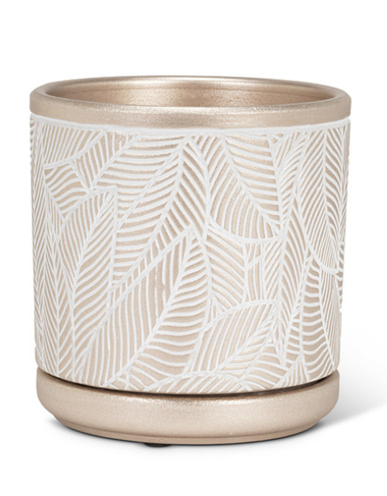 Planter Abbott Champagne Leaf Small