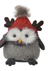 Xmas Ganz Owl w/Reindeer Hat MX184360