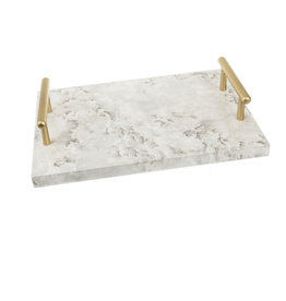 Tray Ganz Faux Marble Small CB178390