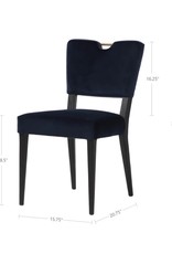 LH Imports LH Luella Dining Chair Blue Velvet SNH-29