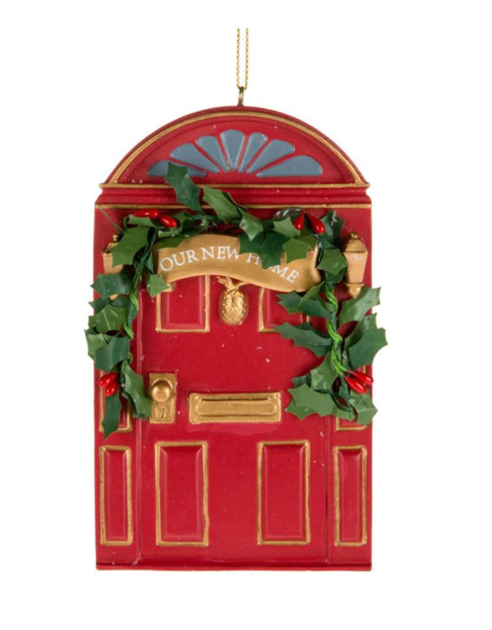 Xmas CT Your New Home Door Ornament W3006