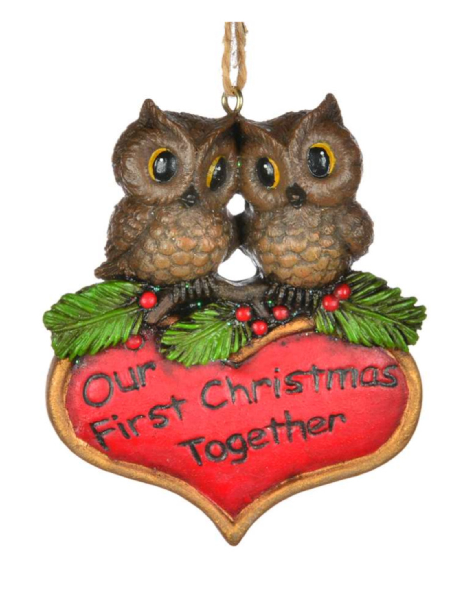 Xmas CT Owl Couple First Xmas W0321