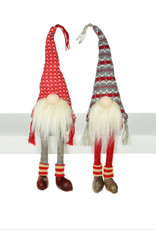 Xmas CT Gnome Red/Grey Dangly Legs Q1814