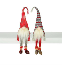 Xmas CT Gnome Red/Grey Dangly Legs Q1814