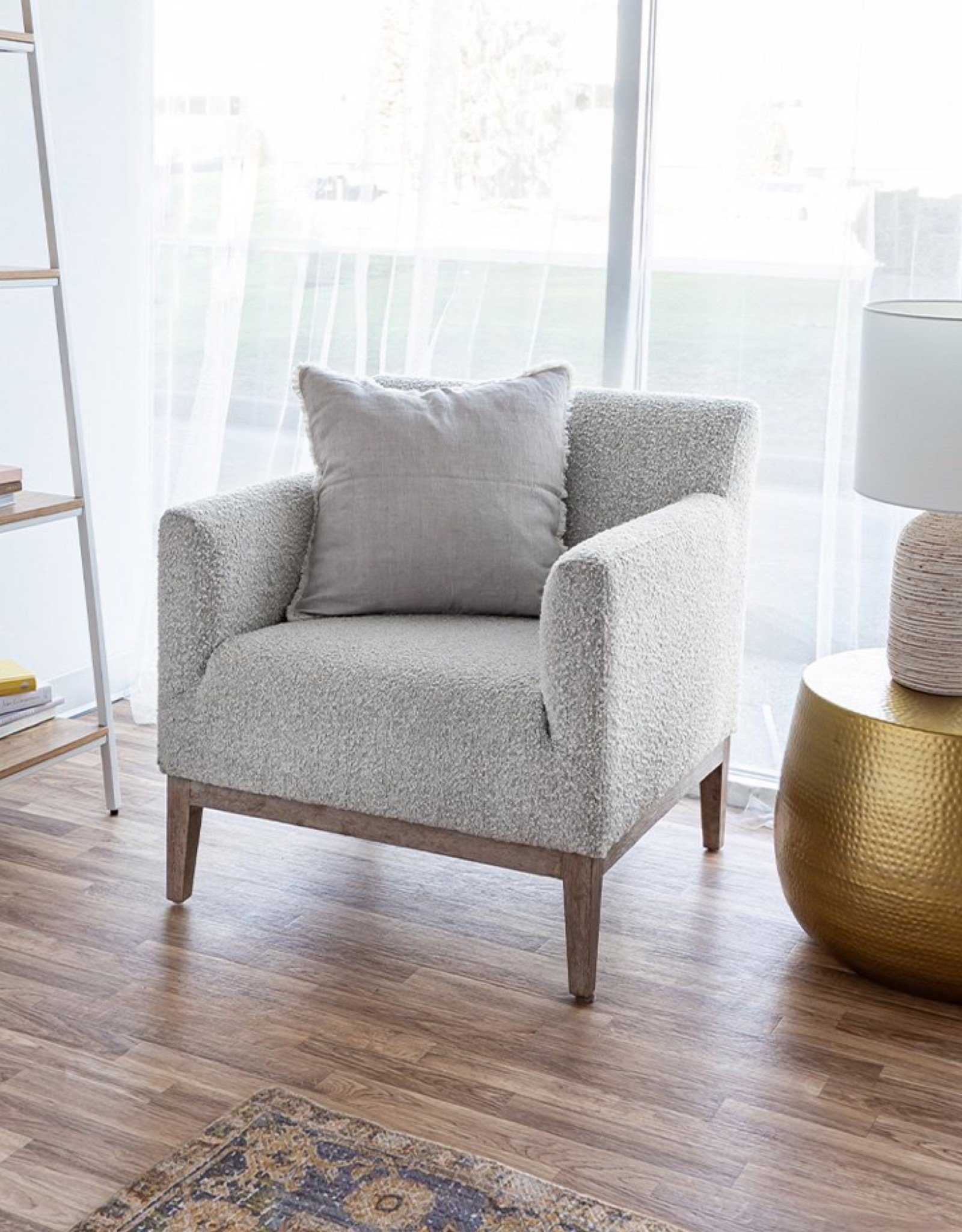 Style In Form SIF Ezra Chair Grey Bouclé EZR-001