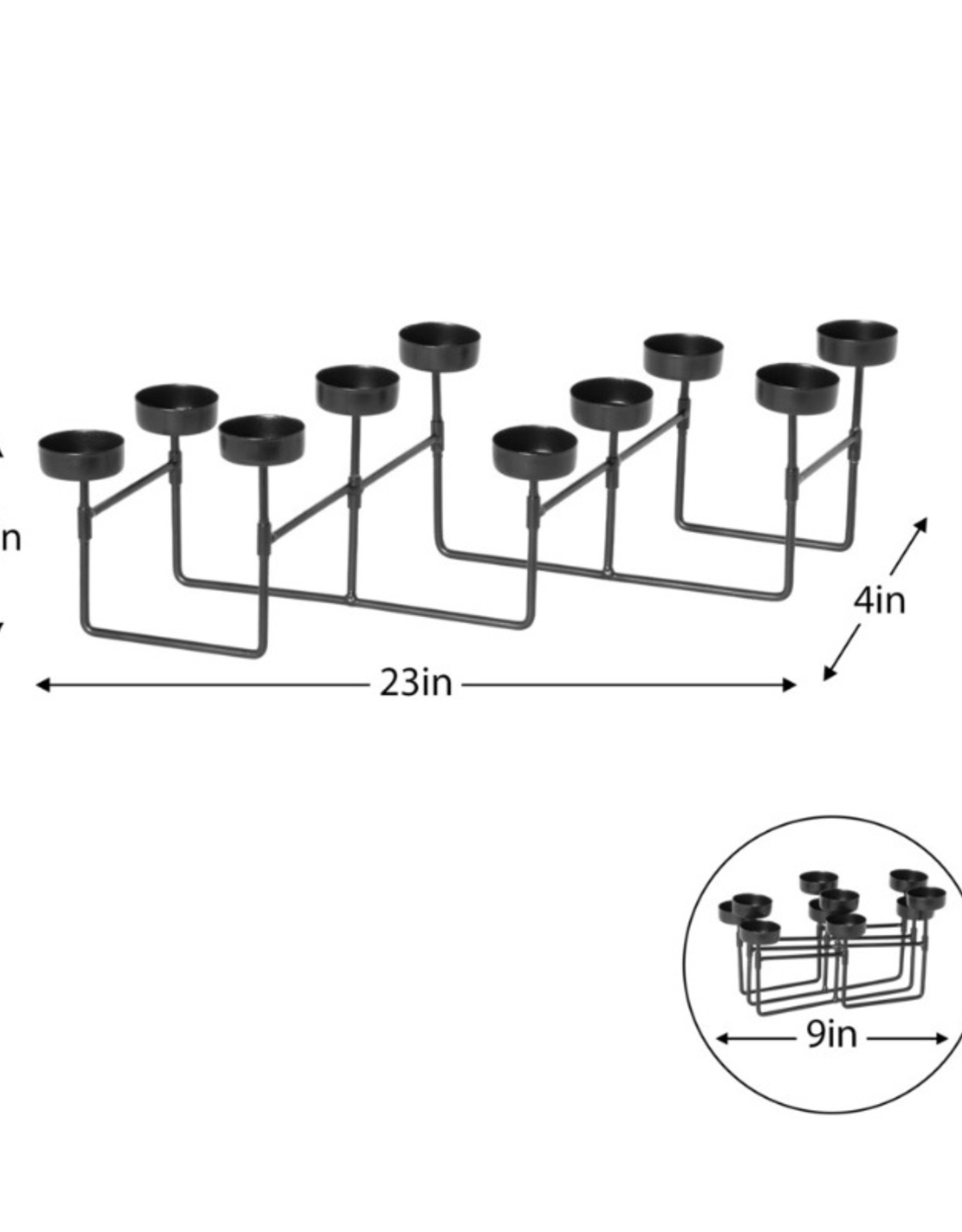 Candle Holder T&T Accordion Folding 10 Cup Tealight Holder  903970