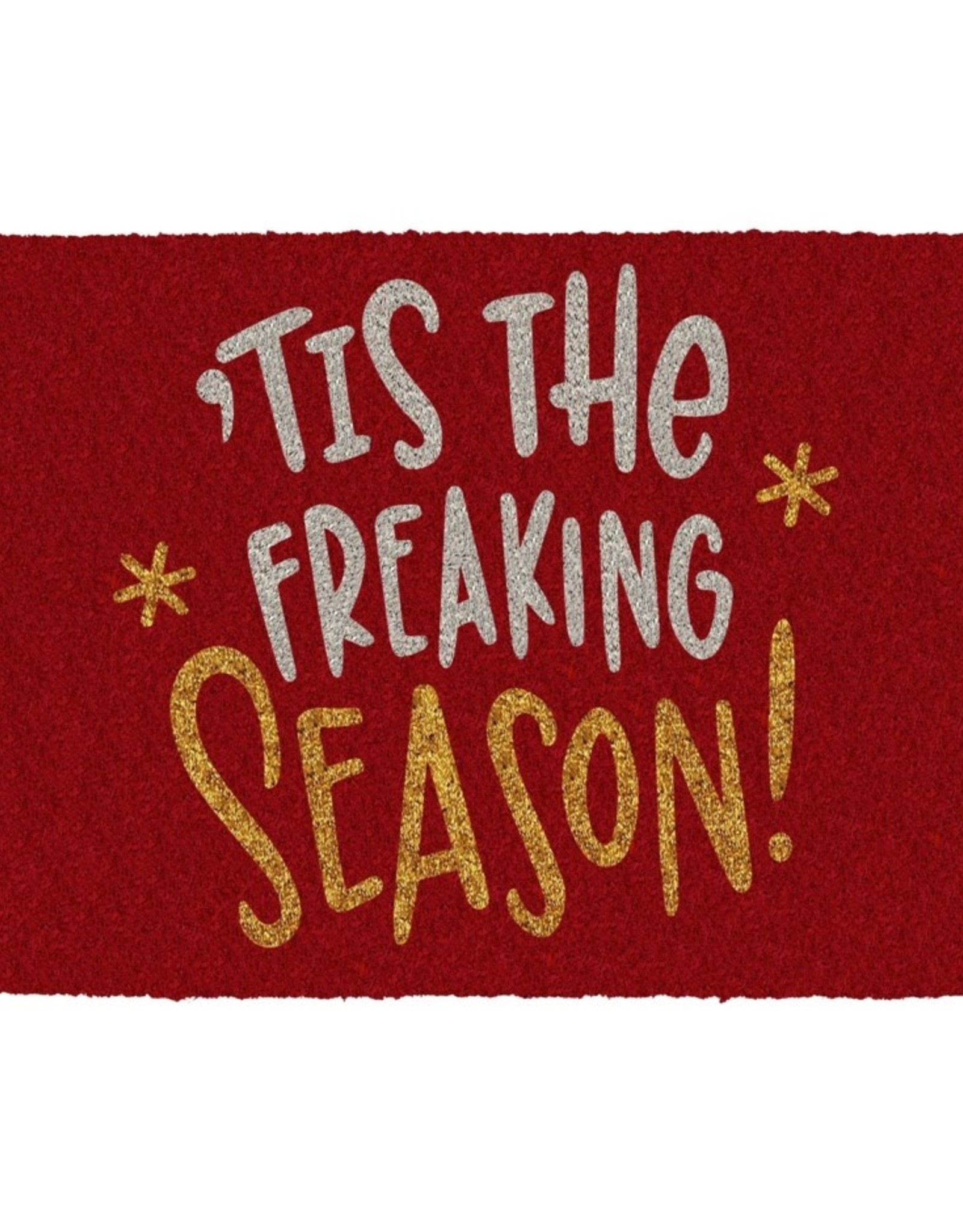 Doormat NACH Coir “Tis the Freaking Season” Red  HA-1727512