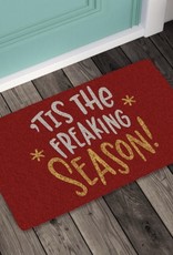 Doormat NACH Coir “Tis the Freaking Season” Red  HA-1727512