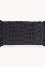 Pokoloko Bath Mat Pokoloko Cotton Jaquard Diamond Charcoal  SSCJ1