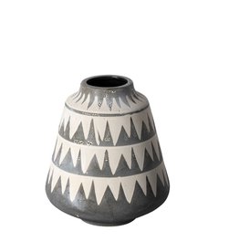 Mercana Vase Mercana Delaney Gray Patterned Small  68779