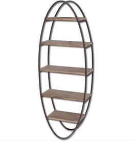 Mercana Mercana Metort Wall Shelf Wood / Metal  50097