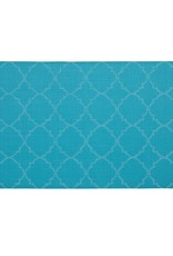 Placemat Harman Panama Tile Vinyl Turquoise  4978386