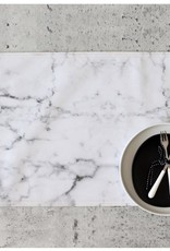 Placemat Harman Marble Faux Leather White  4976623