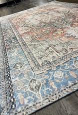 Rugs Viana Sparx Distressed Blue/Orange 2’6” x 7’6” PPL-37BO