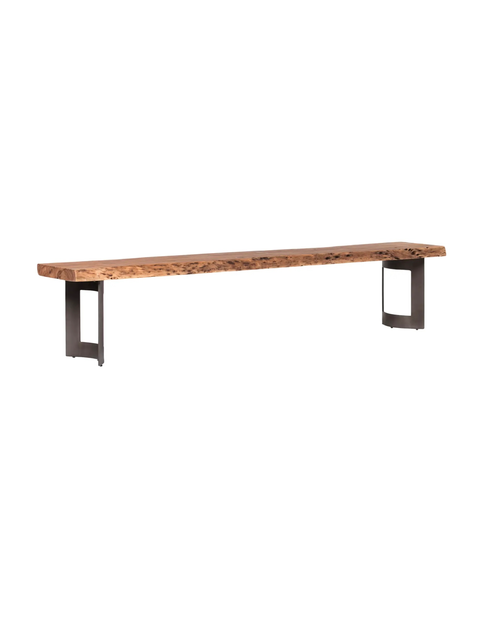 Moes Home Collection Moes Bent Bench Small Smoked VE-1002-03
