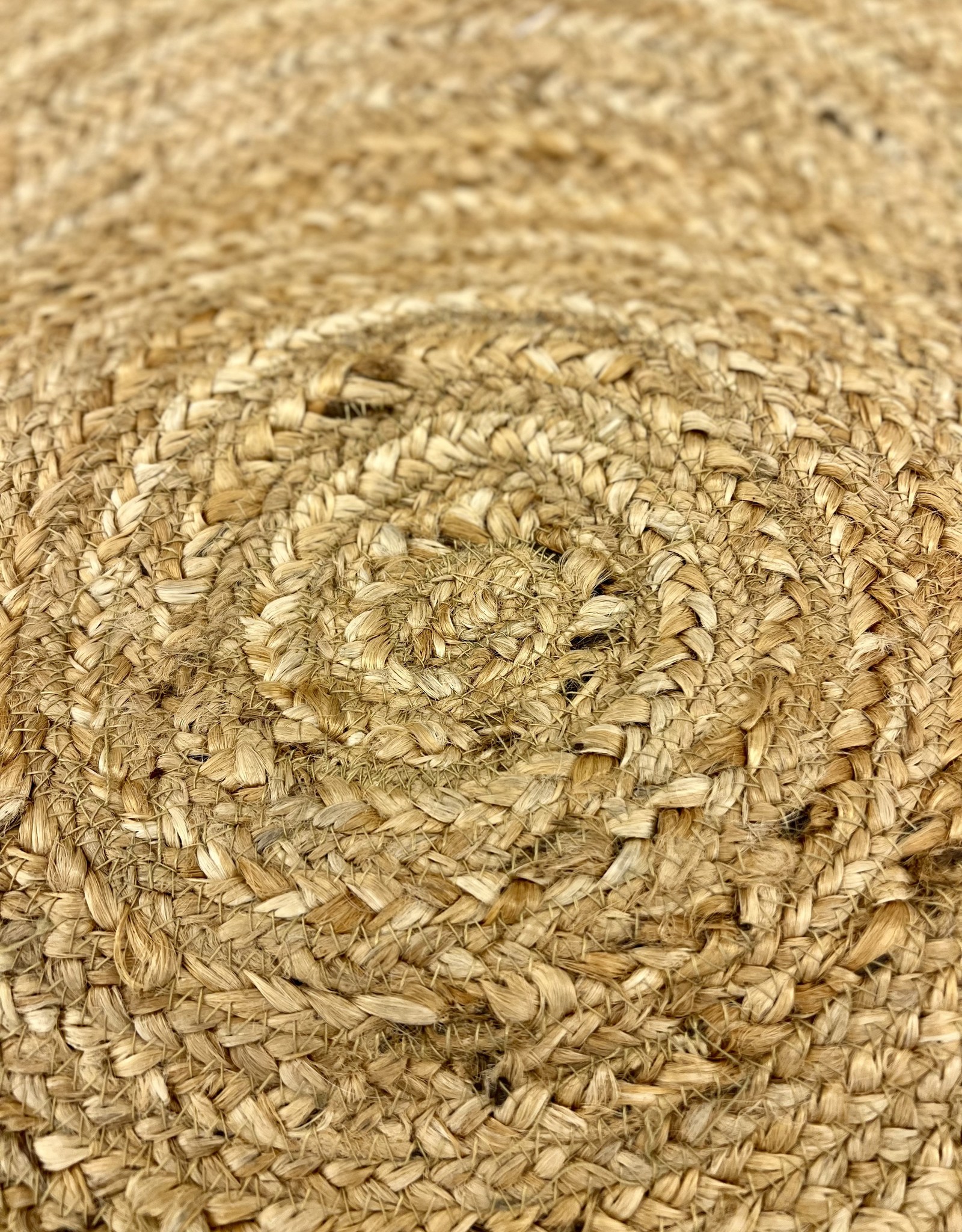 Rugs Viana Round Hand Woven Jute 4 x 4  JUT-44R-NAT