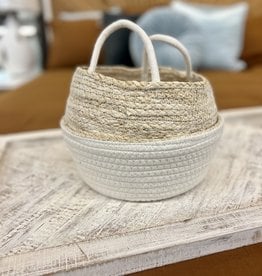 Basket NACH Rice White / Natural Small