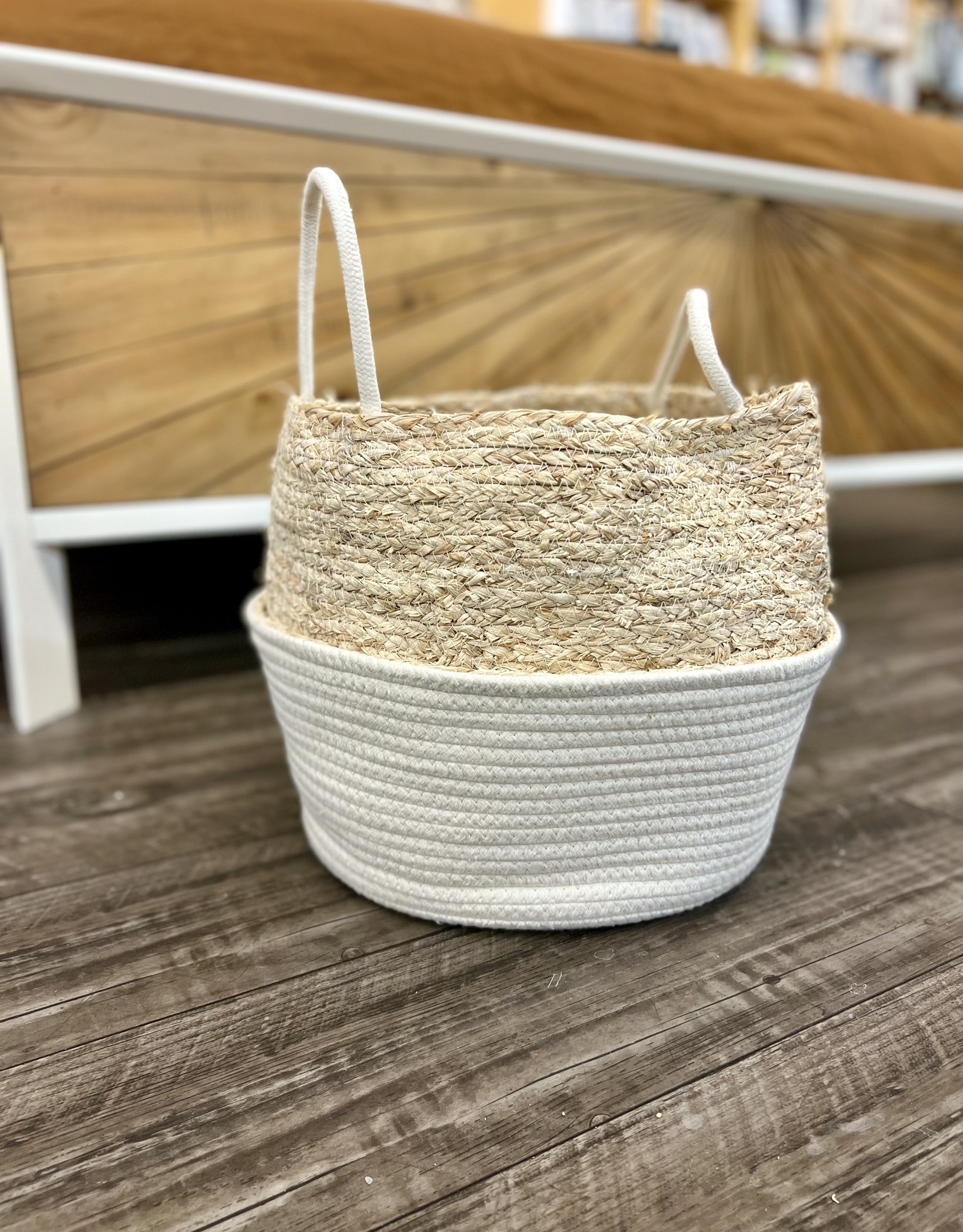 Basket NACH Rice White / Natural Medium