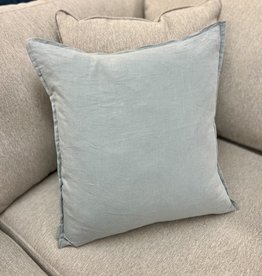 Daniadown Cushions Daniadown French Linen Aqua Toss 18 x 18