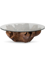 Style In Form Coffee Table SIF Natura Root ( add glass ) 48"