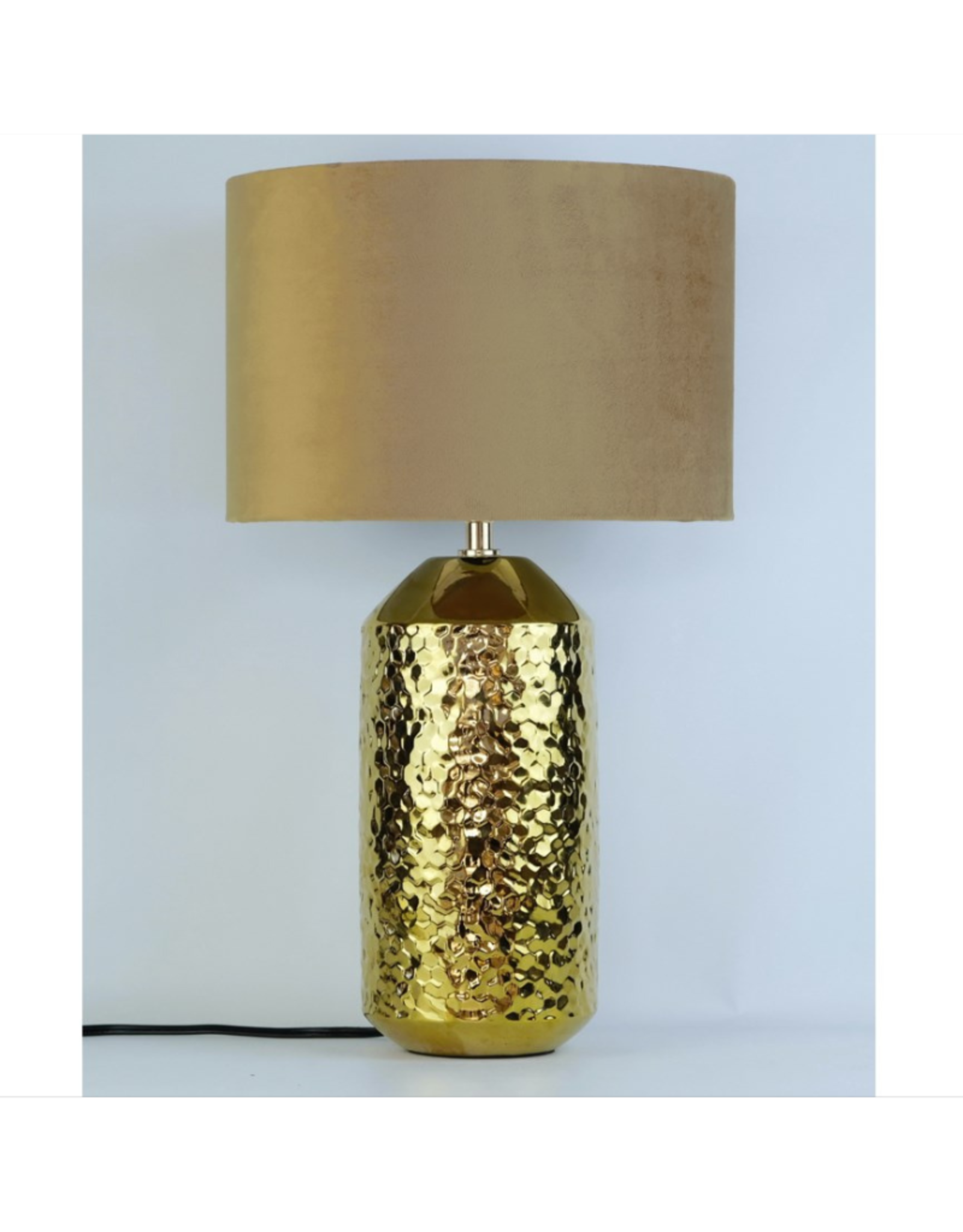 Lamp CJ Cici Gold Ceramic w/ Brown Shade  1767NM817400