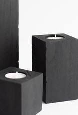 Style In Form Candle Holder SIF Nova Tealights Black Square Med