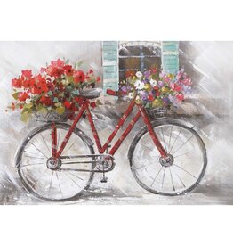 Nostalgia Art Nostalgia Bicycle w/ Flowers Canvas 16 x 24  792-069
