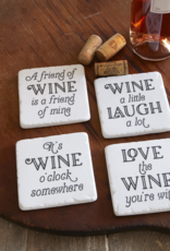 Coasters Ganz Wine Sayings 4PC Set  168841