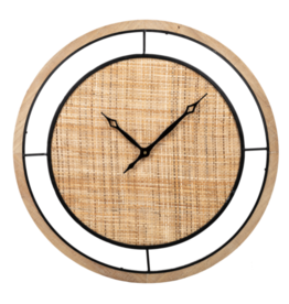 Clock Ganz Natural Woven Wall  CB181859