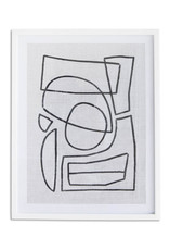 Style In Form Art SIF Abstract B Wall Decor – White Frame WFH-011