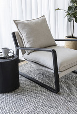 Style In Form SIF Finn Sling Chair Black Frame / Cream FIN-004